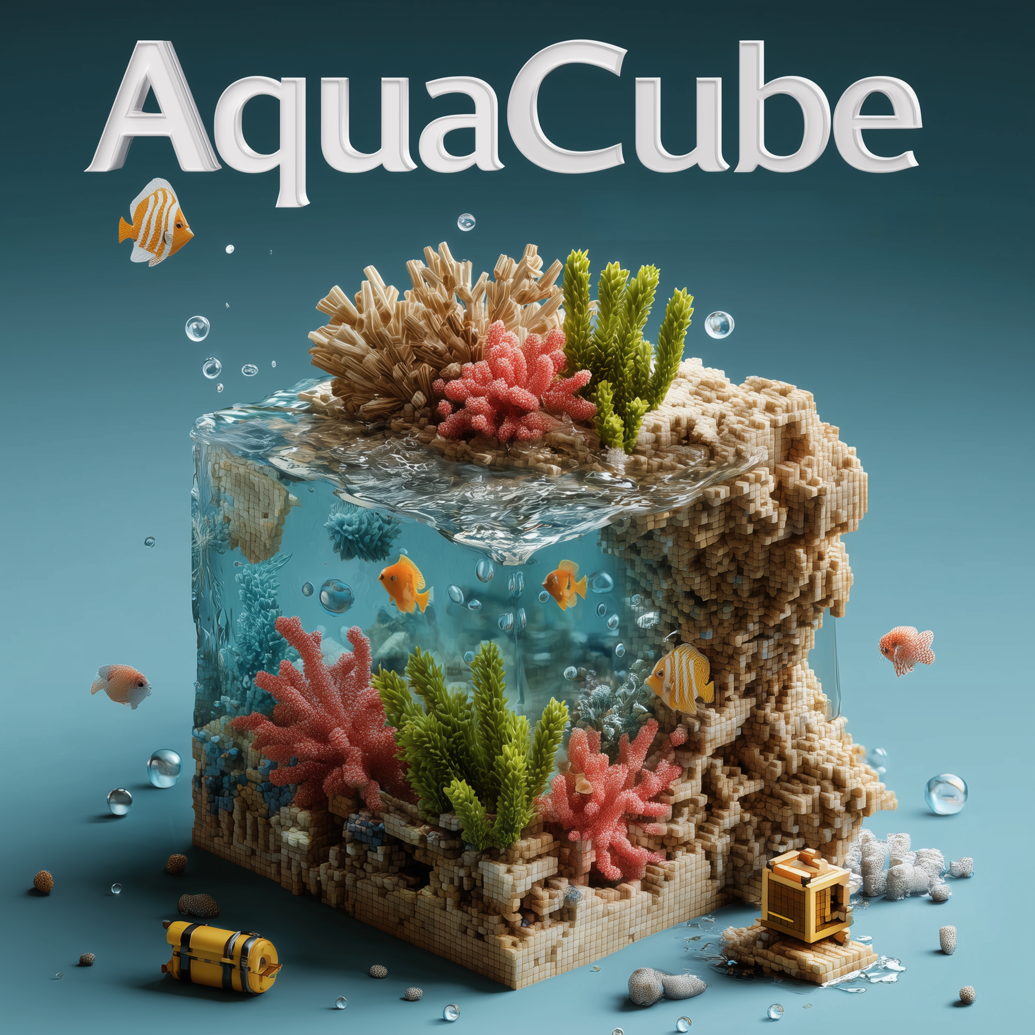 Aqua'Cube — cubic ocean scenes